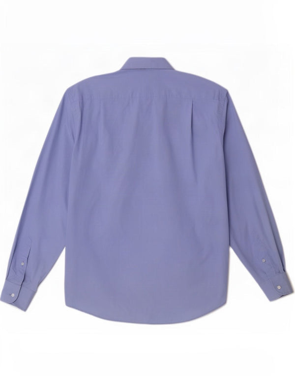Hugo Boss Mens Shirt Size 39 15 1/2 Medium Blue Cotton
