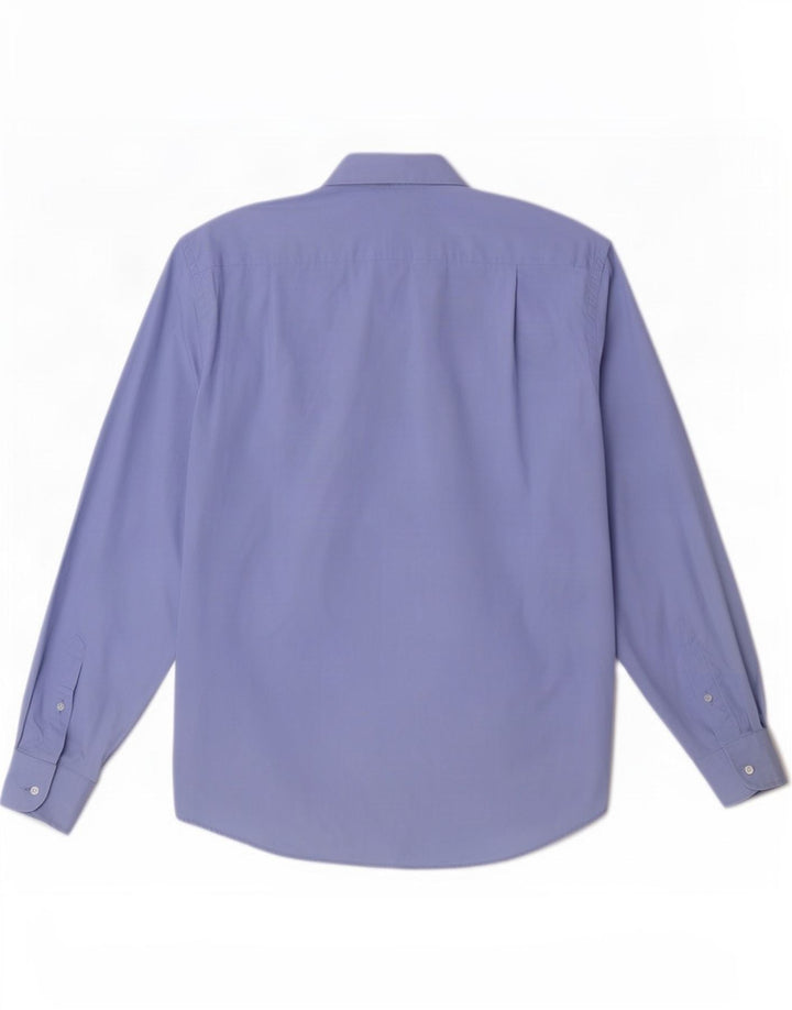 Hugo Boss Mens Shirt Size 39 15 1/2 Medium Blue Cotton