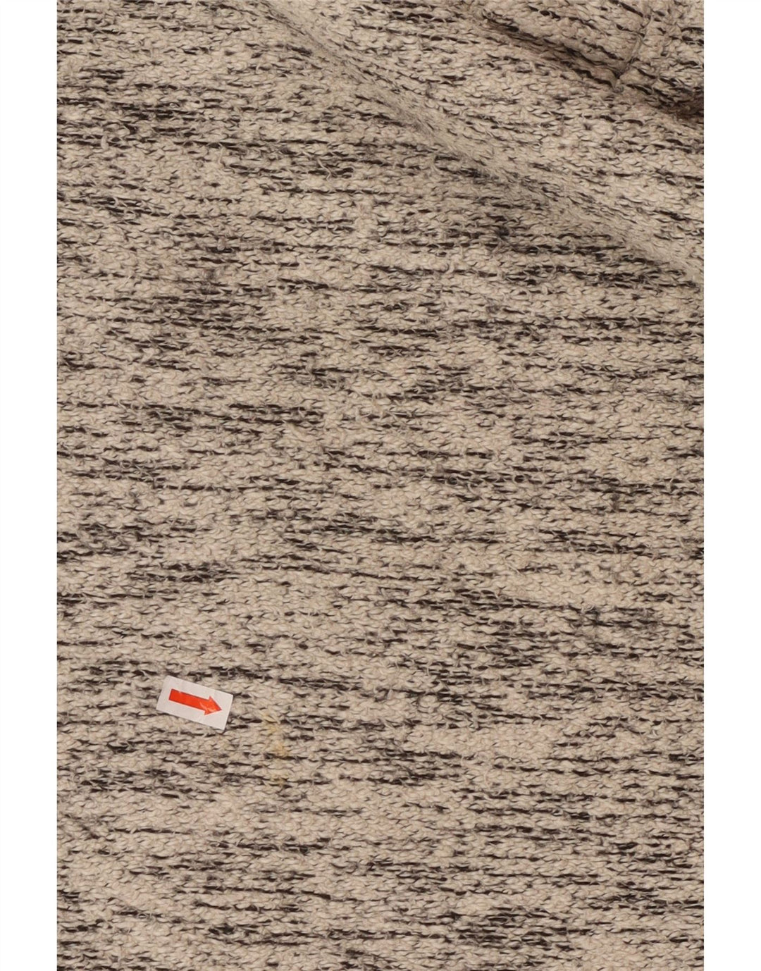 WEIRD FISH Mens Hoodie Jumper Small Grey Flecked