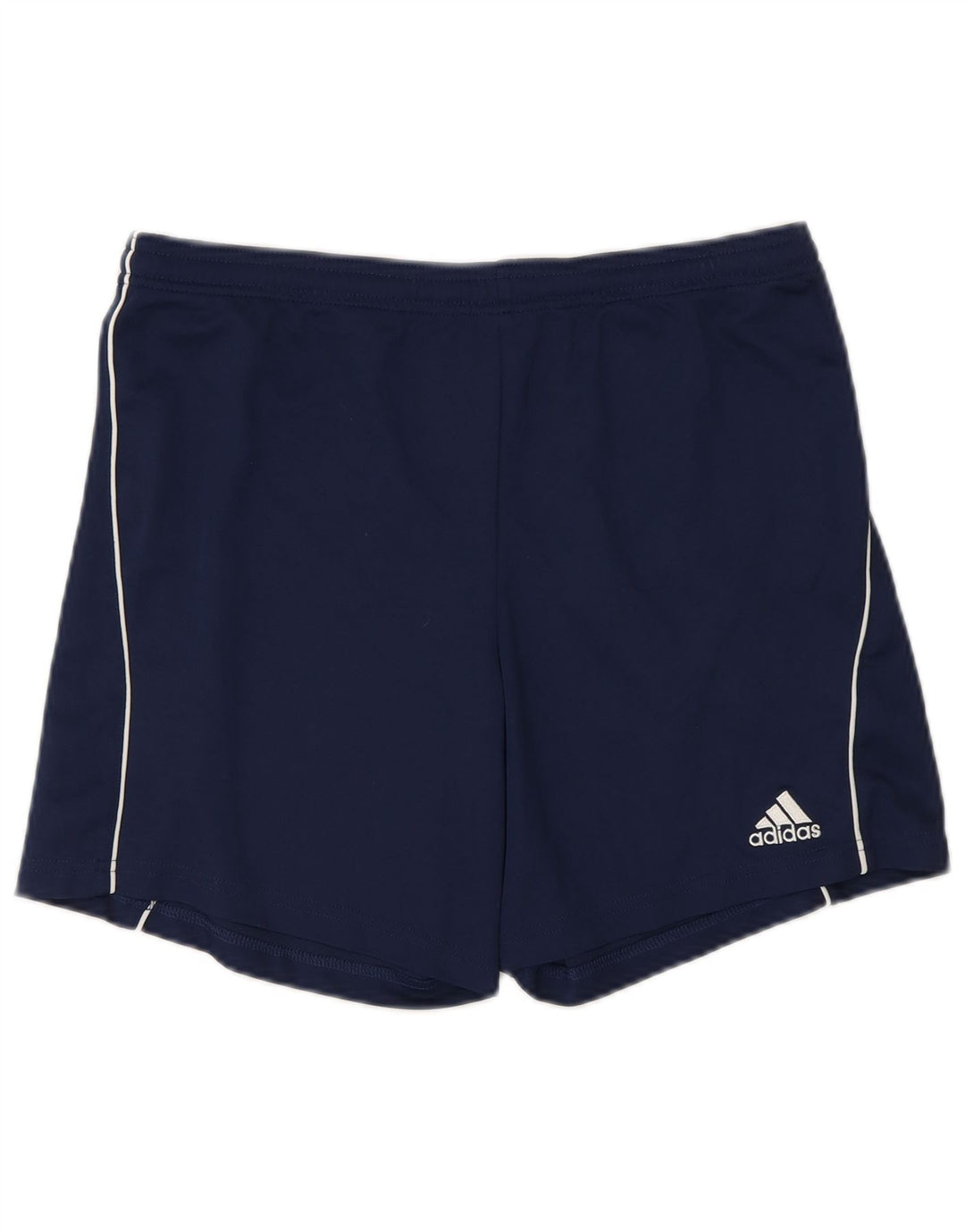 ADIDAS Boys Climalite Sport Shorts 13-14 Years  Navy Blue Polyester
