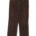 Wrangler Mens Texas Stretch Straight Jeans W33 L29 Brown Cotton