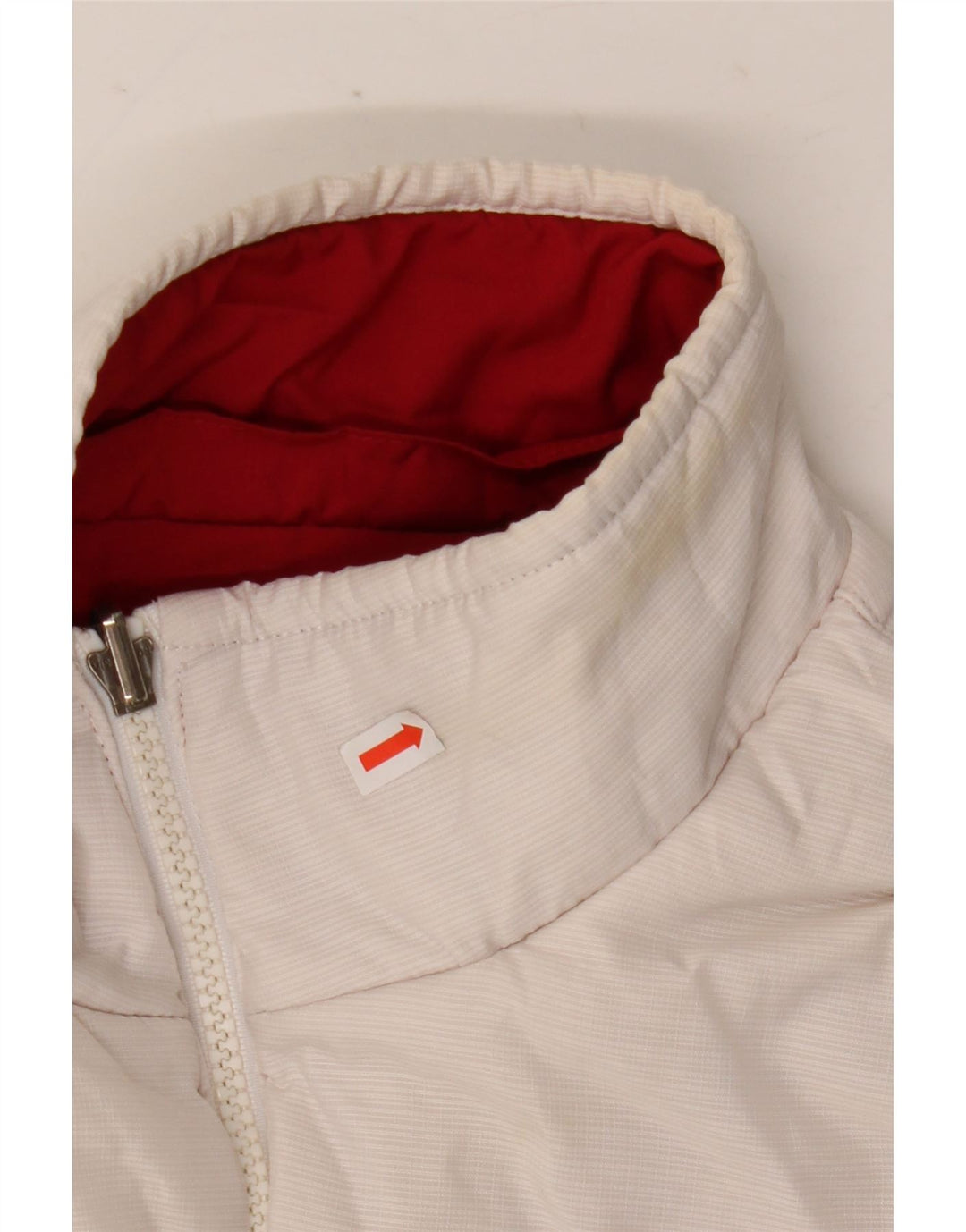 Nike Womens Reversible Jacket UK 8/10 Small Red Polyester