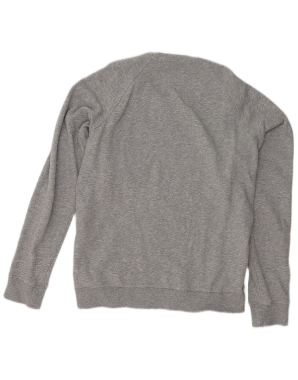 Kappa Mens Sweatshirt Jumper Large Grey Flecked Cotton