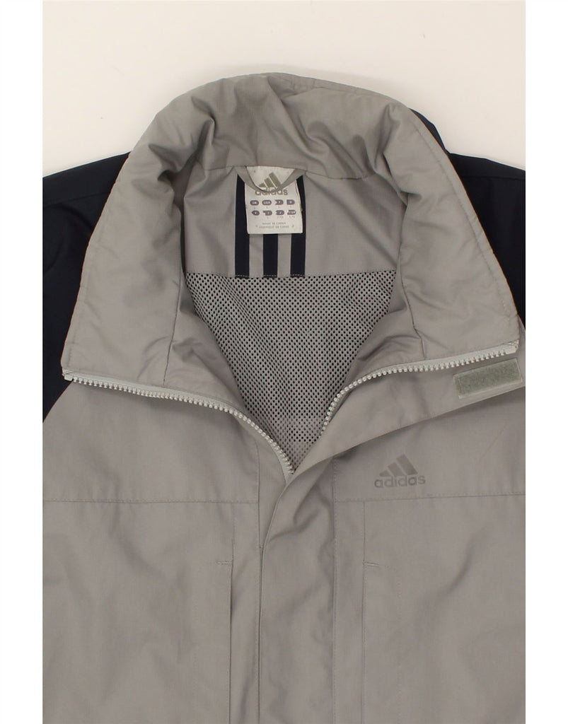 ADIDAS Mens Tracksuit Top Jacket Large Grey Colourblock Polyamide | Vintage Adidas | Thrift | Second-Hand Adidas | Used Clothing | Messina Hembry 