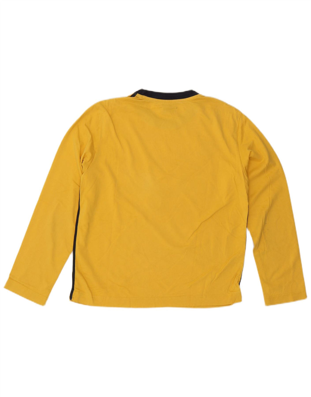 Gas Mens Graphic Top Long Sleeve Medium Yellow