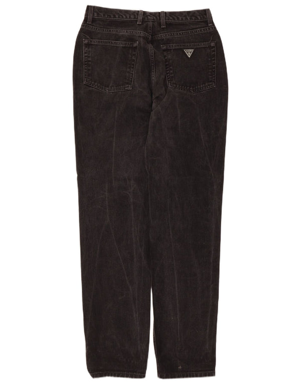 Guess Womens Tapered Jeans  W31 L30 Black Cotton