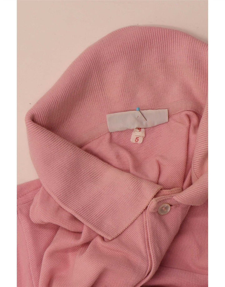 Lacoste Mens Polo Shirt Size 5 Large Pink Cotton