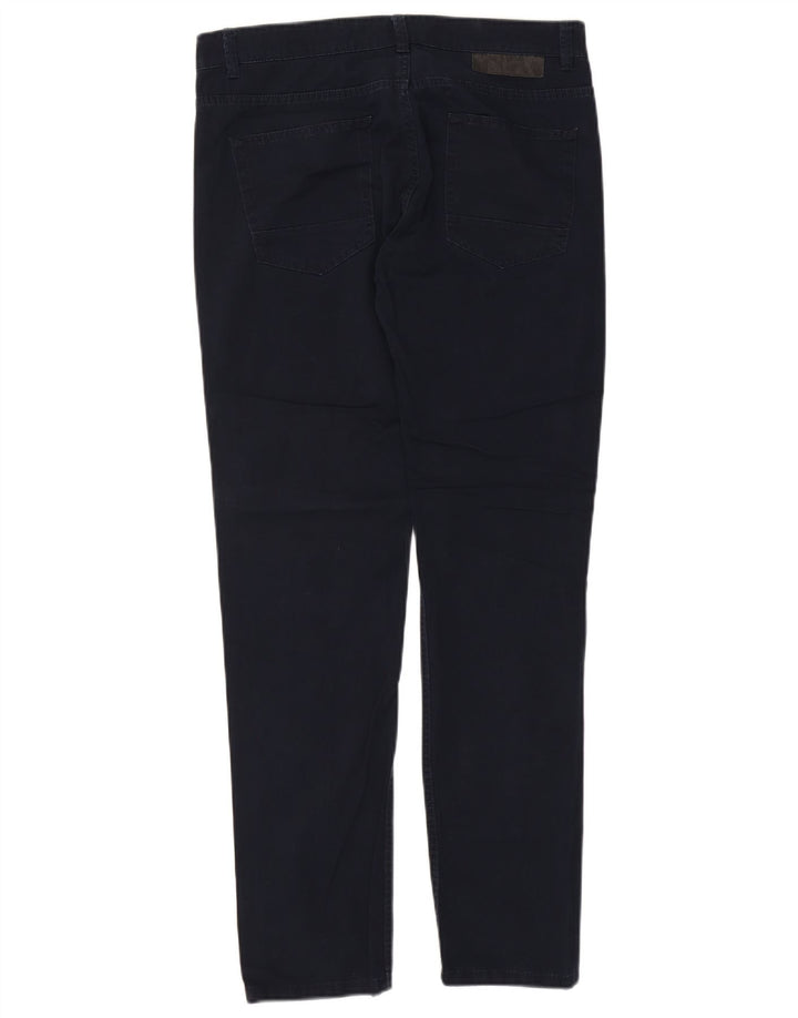 Benetton Mens Slim Jeans W34 L32 Navy Blue