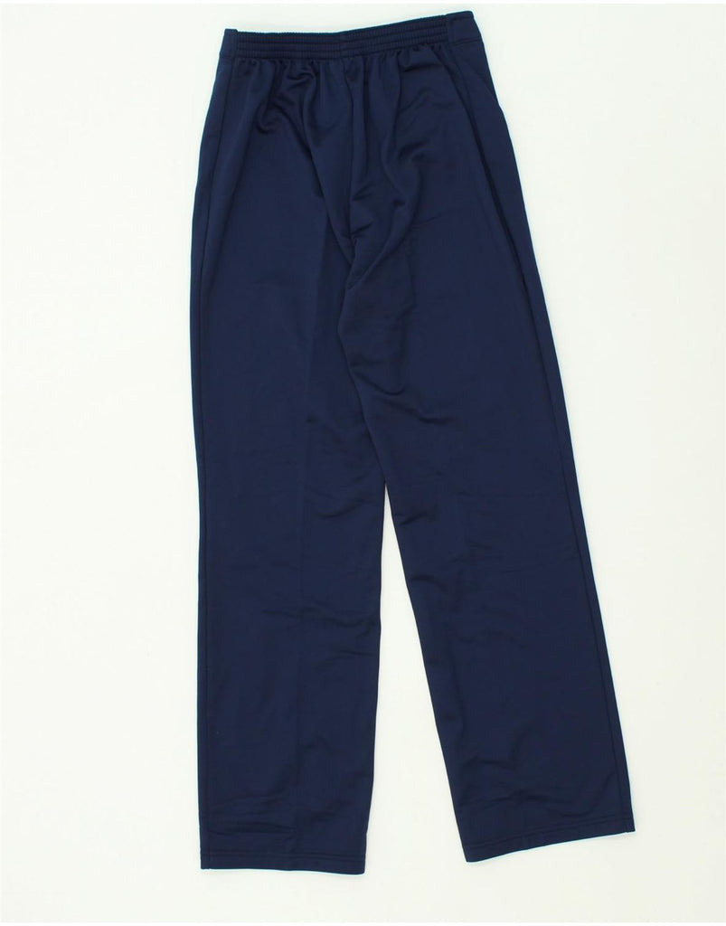 ERREA Womens Tracksuit Trousers IT 40 Small  Navy Blue Polyester | Vintage Errea | Thrift | Second-Hand Errea | Used Clothing | Messina Hembry 