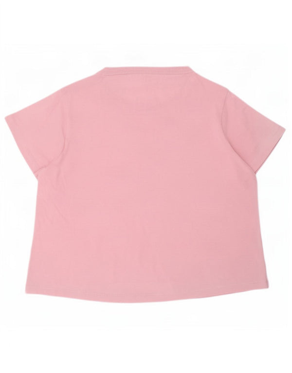 Nike Girls Graphic T-Shirt Top 12-13 Years Large Pink