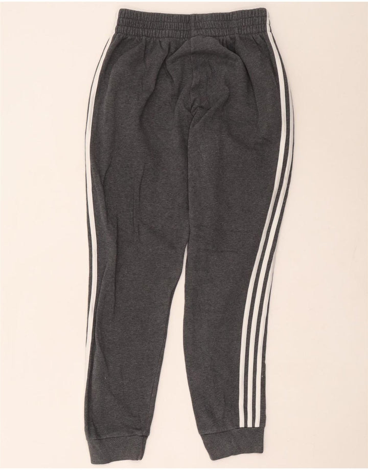 Adidas Mens Tracksuit Trousers Joggers Small Grey Cotton