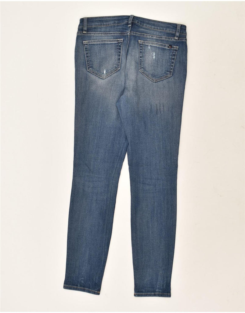 TOMMY HILFIGER Womens Distressed Jegging Jeans US 10 Large W32 L31  Blue | Vintage Tommy Hilfiger | Thrift | Second-Hand Tommy Hilfiger | Used Clothing | Messina Hembry 