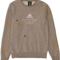 ADIDAS Mens Graphic Sweatshirt Jumper Small Grey Vintage Adidas and Second-Hand Adidas from Messina Hembry 