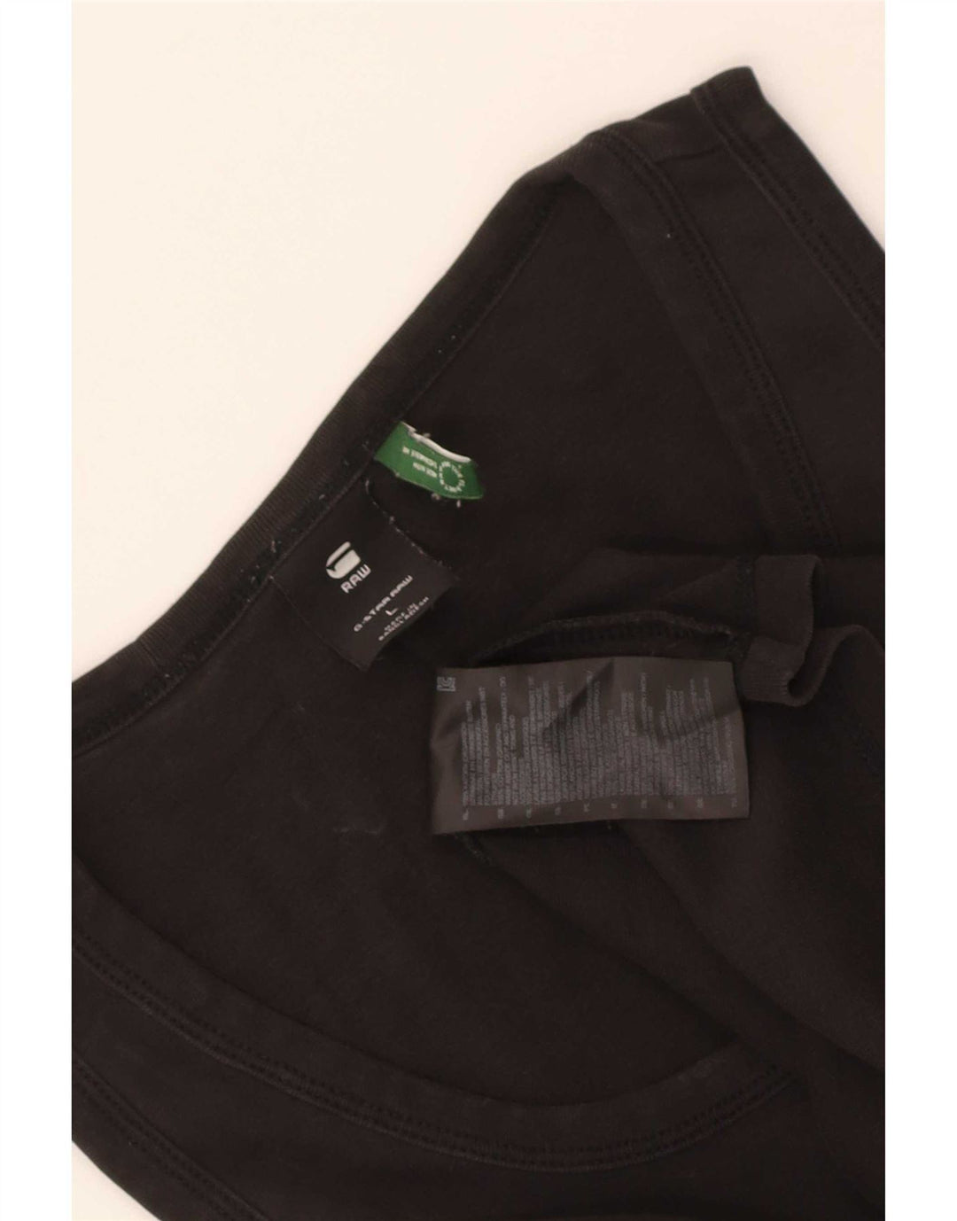 G-Star Mens Vest Top Large Black Cotton