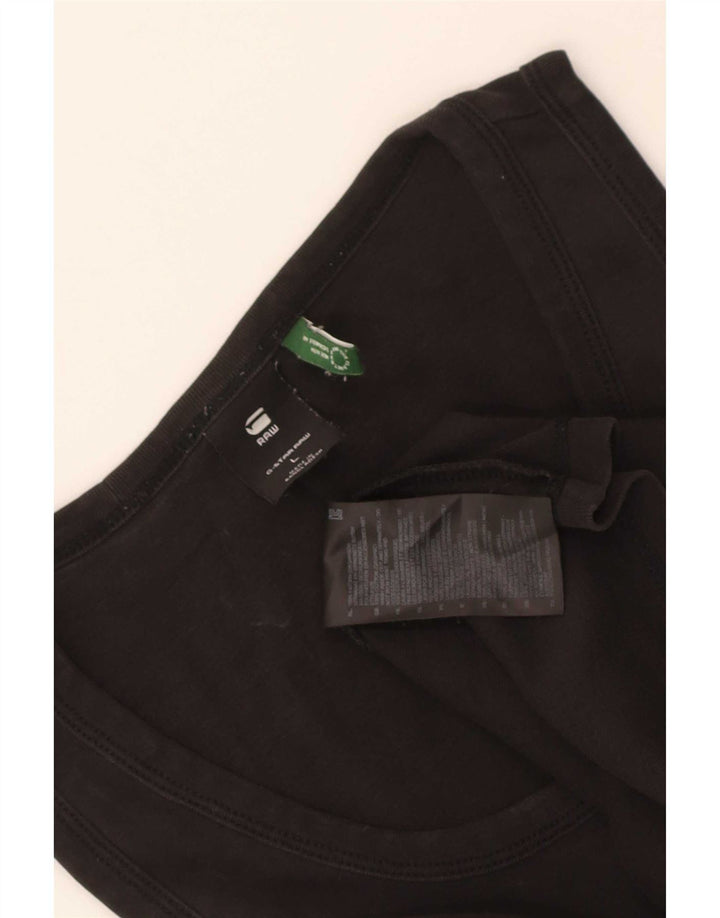 G-Star Mens Vest Top Large Black Cotton