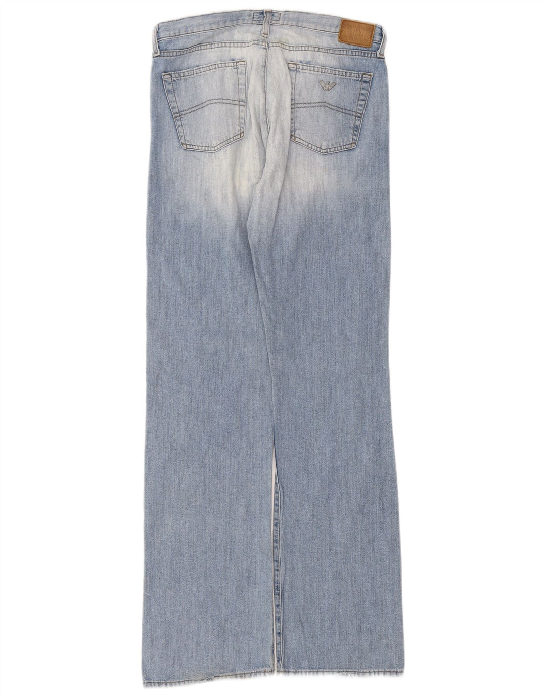 Armani Womens Bootcut Jeans W29 L32 Blue Cotton