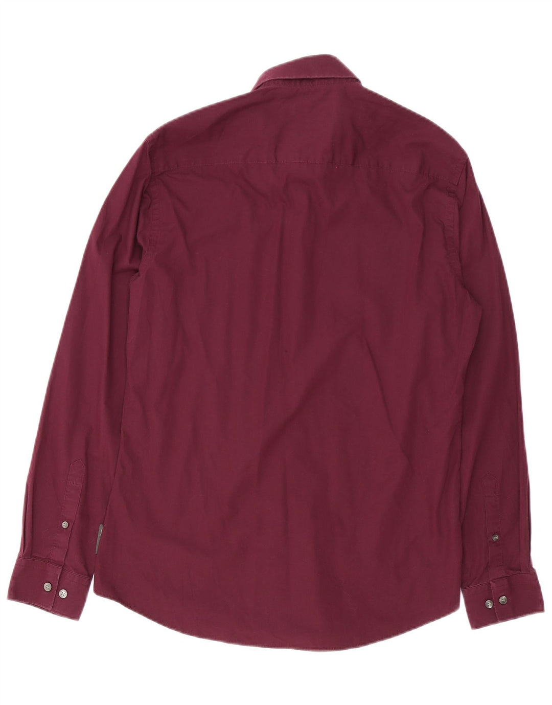 FRENCH CONNECTION Mens Shirt Medium Burgundy Cotton