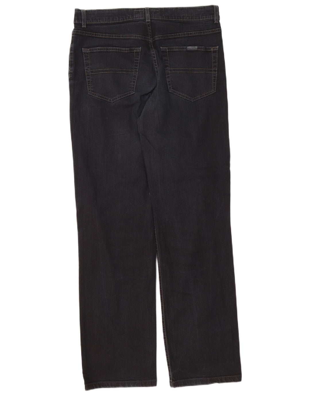 TRUSSARDI Mens Straight Jeans W34 L32 Navy Blue Cotton