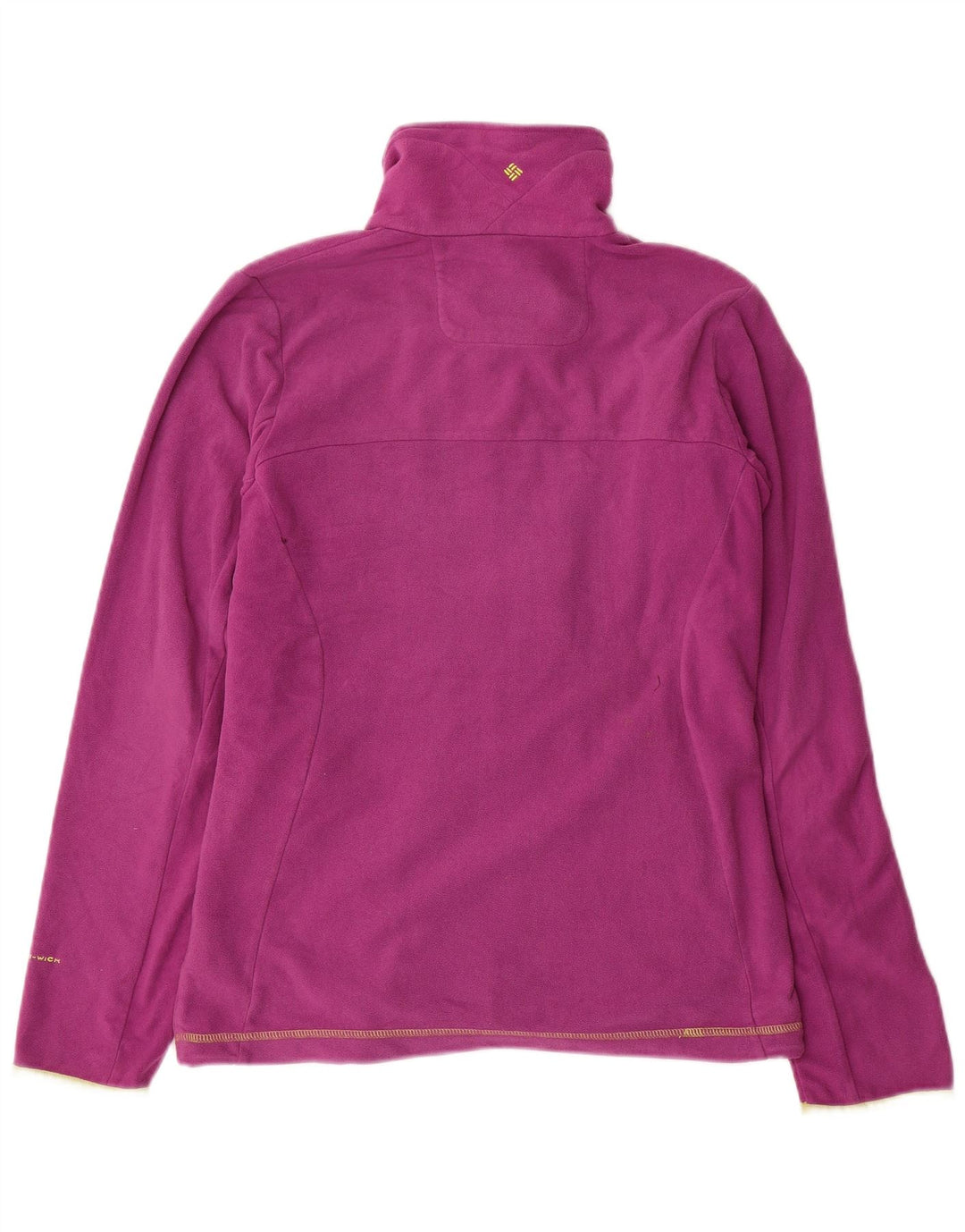 COLUMBIA Womens Omni-Wick Fleece Jacket UK 12 Medium Purple Polyester