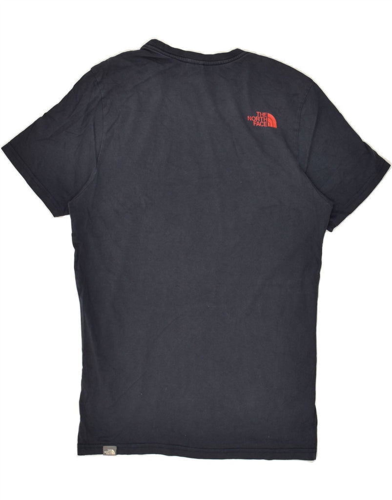 THE NORTH FACE Mens Graphic T-Shirt Top Small Navy Blue | Vintage The North Face | Thrift | Second-Hand The North Face | Used Clothing | Messina Hembry 