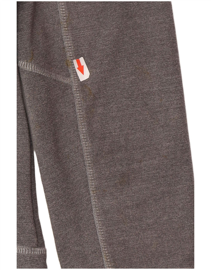 Jack Wolfskin Womens Zip Hoodie Sweater UK 14/16 Large Grey Polyester