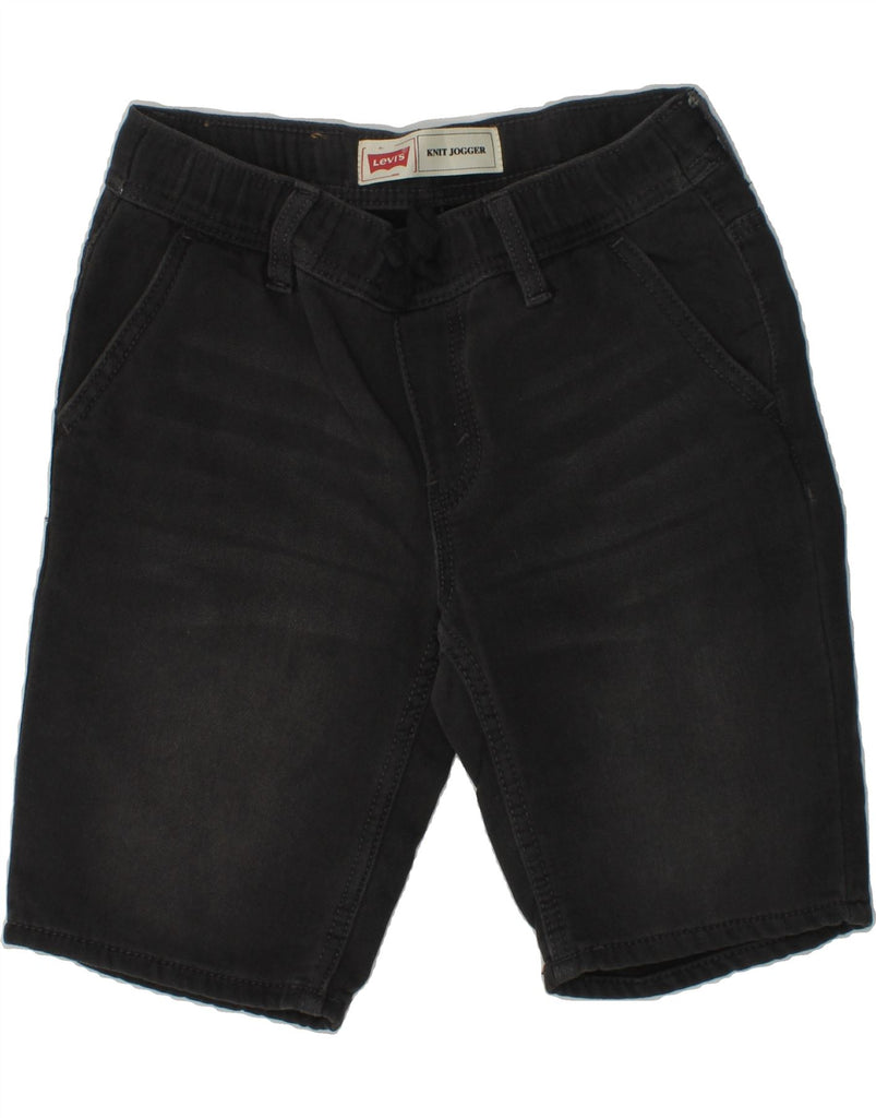 LEVI'S Boys Chino Shorts 8-9 Years Small W26  Black Cotton | Vintage Levi's | Thrift | Second-Hand Levi's | Used Clothing | Messina Hembry 