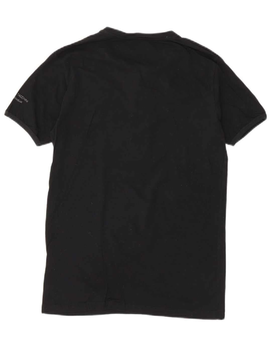 SERGIO TACCHINI Mens T-Shirt Top Small Black Cotton