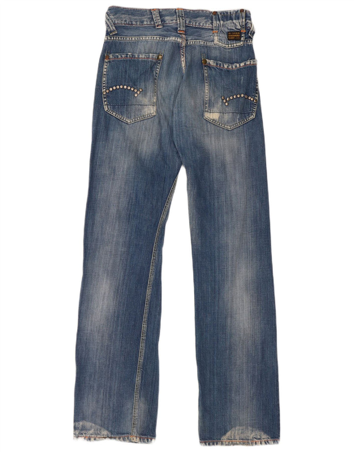 G-Star Womens Bootcut Jeans W28 L34 Blue Cotton