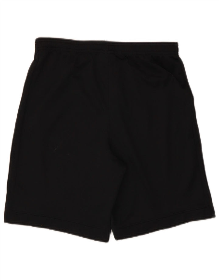 NIKE Boys Dri Fit Sport Shorts 12-13 Years Large Black Polyester