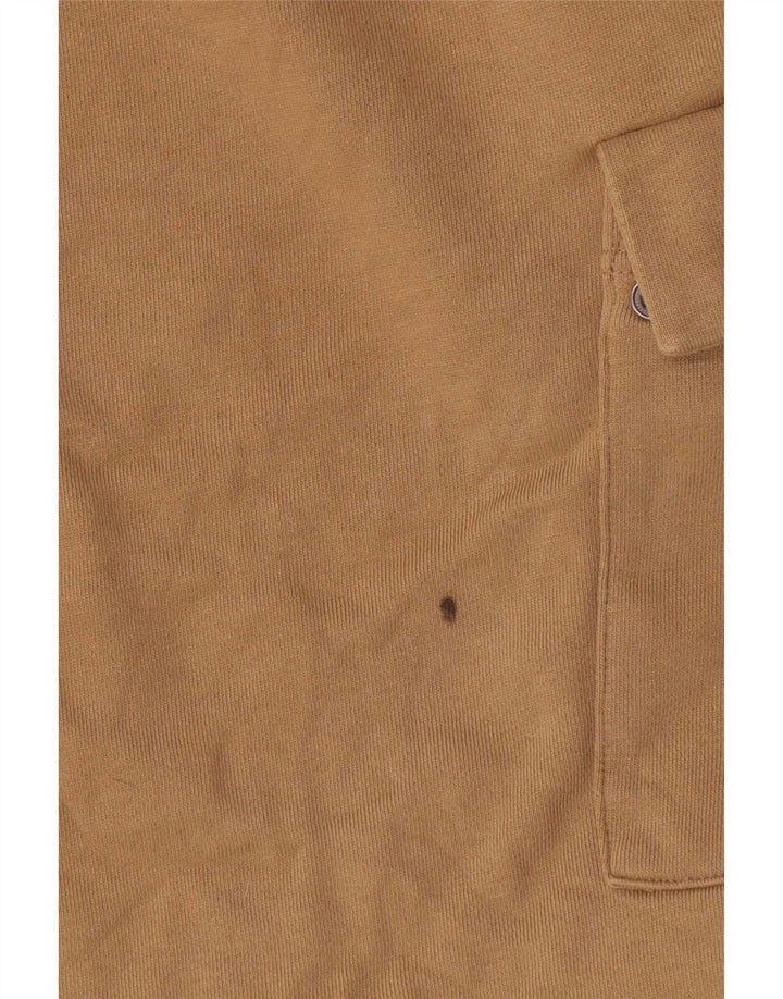 Marks & Spencer Mens Regular Fit Sport Shorts 2XL Beige Cotton