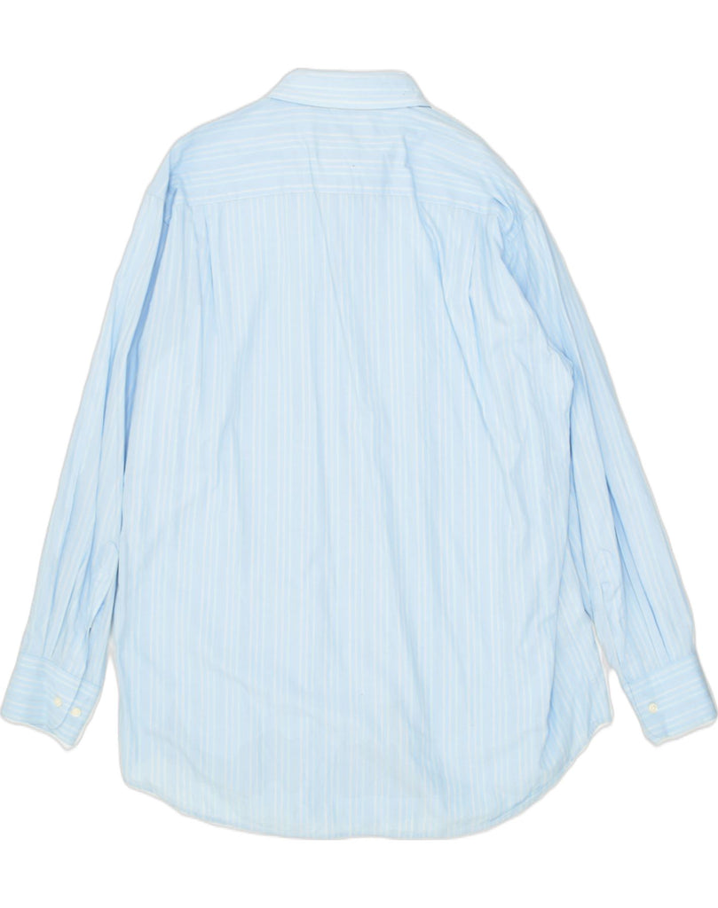 NAUTICA Mens Shirt Size 17 XL Blue Striped Cotton | Vintage Nautica | Thrift | Second-Hand Nautica | Used Clothing | Messina Hembry 