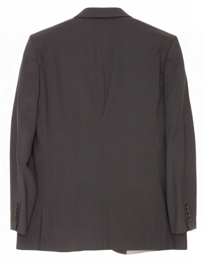 Pierre Cardin Mens 2 Button Blazer Jacket UK 40 Large Grey Pinstripe