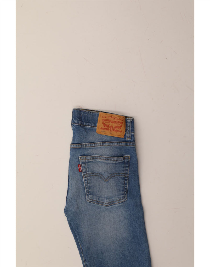 LEVI'S Girls 510 Skinny Jeans 11-12 Years W26 L29 Blue Cotton Vintage Levi's and Second-Hand Levi's from Messina Hembry 