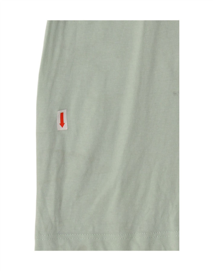 JACK & JONES Mens Graphic T-Shirt Top Large Green Cotton