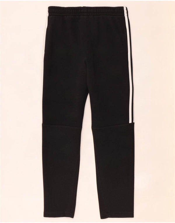 Adidas Boys Tracksuit Trousers 13-14 Years Black Cotton