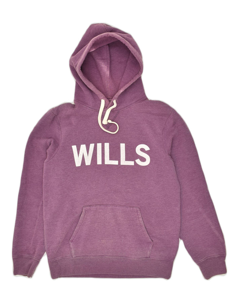JACK WILLS Mens Graphic Hoodie Jumper Medium Purple Cotton | Vintage Jack Wills | Thrift | Second-Hand Jack Wills | Used Clothing | Messina Hembry 