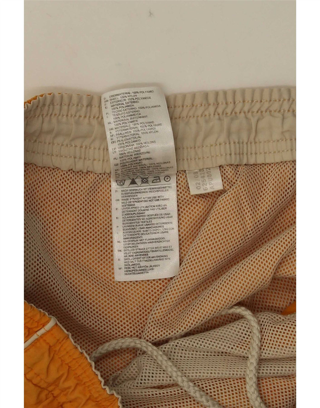 Adidas Mens Swimming Shorts Medium Orange Polyamide