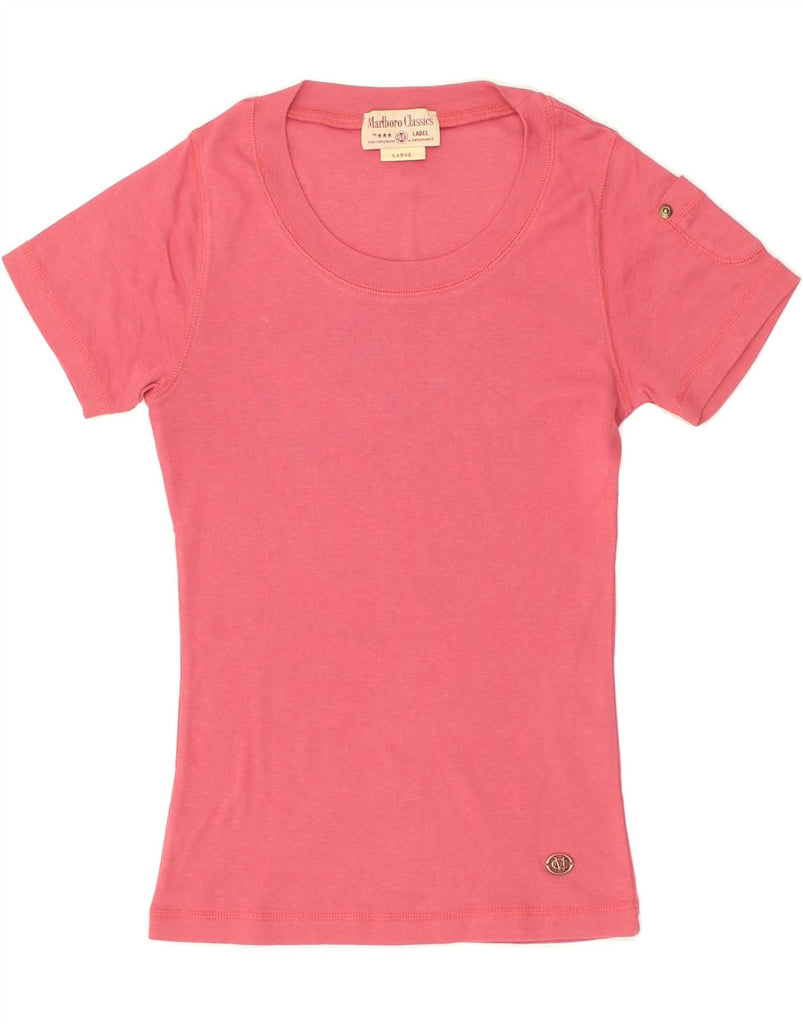 MARLBORO CLASSICS Girls T-Shirt Top 6-7 Years Large Pink Cotton | Vintage Marlboro Classics | Thrift | Second-Hand Marlboro Classics | Used Clothing | Messina Hembry 