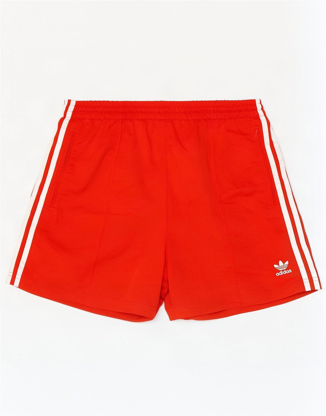 Adidas Womens Sport Shorts UK 16/18 Large Red Polyester