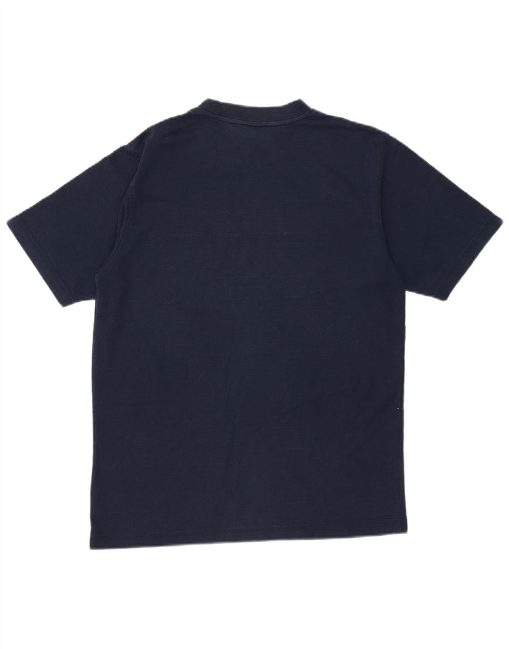 Umbro Mens T-Shirt Top Medium Navy Blue Polyester