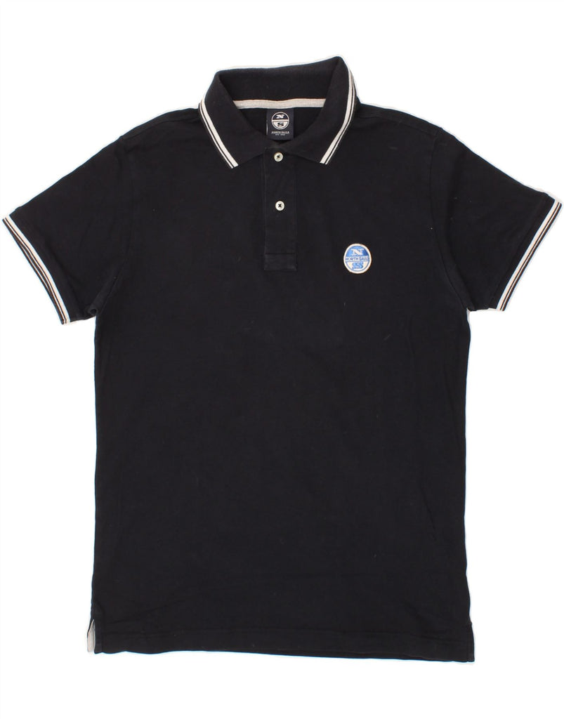 NORTH SAILS Mens Polo Shirt Small Navy Blue Cotton Vintage North Sails and Second-Hand North Sails from Messina Hembry 