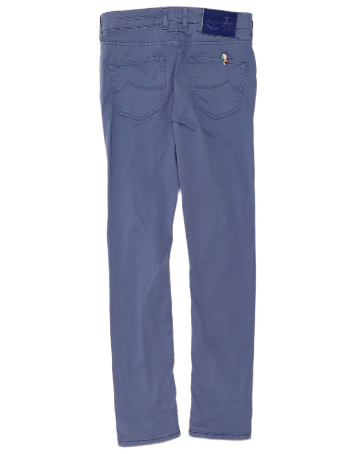 Jacob Cohen Womens Slim Casual Trousers W30 L31 Blue