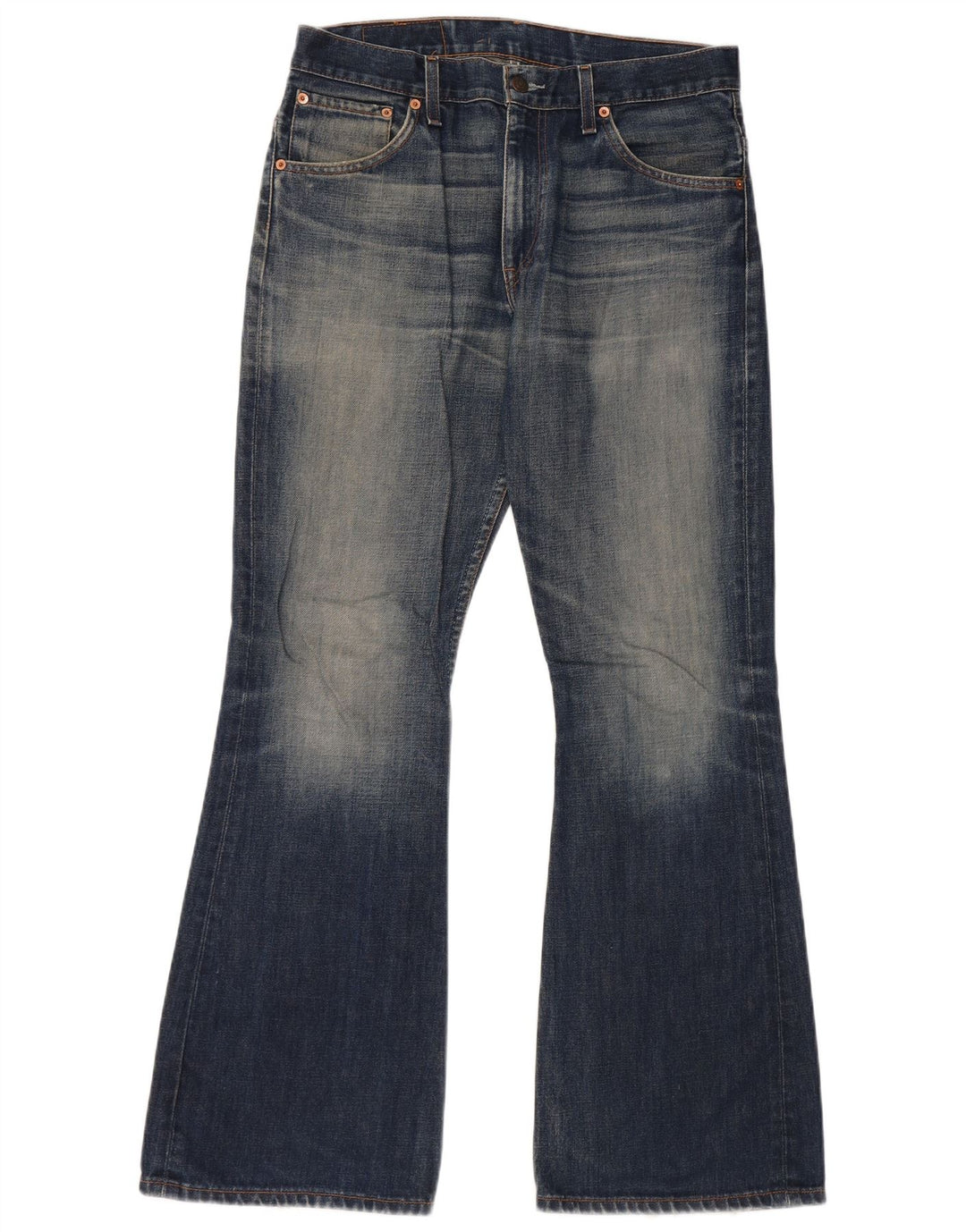 Levi's Womens 516 Flared Jeans  W32 L32 Blue Cotton