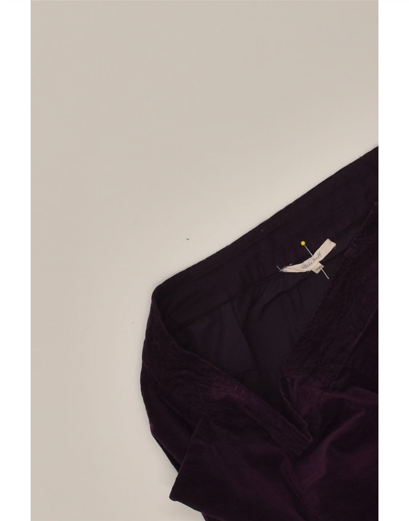 WHITE STUFF Womens Velvet Mini Skirt UK 12 Medium W30  Purple | Vintage White Stuff | Thrift | Second-Hand White Stuff | Used Clothing | Messina Hembry 