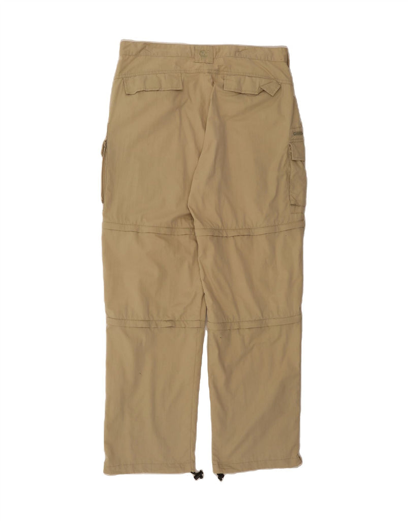 TIMBERLAND Mens Straight Cargo Trousers W36 L33 Beige Cotton Vintage Timberland and Second-Hand Timberland from Messina Hembry 