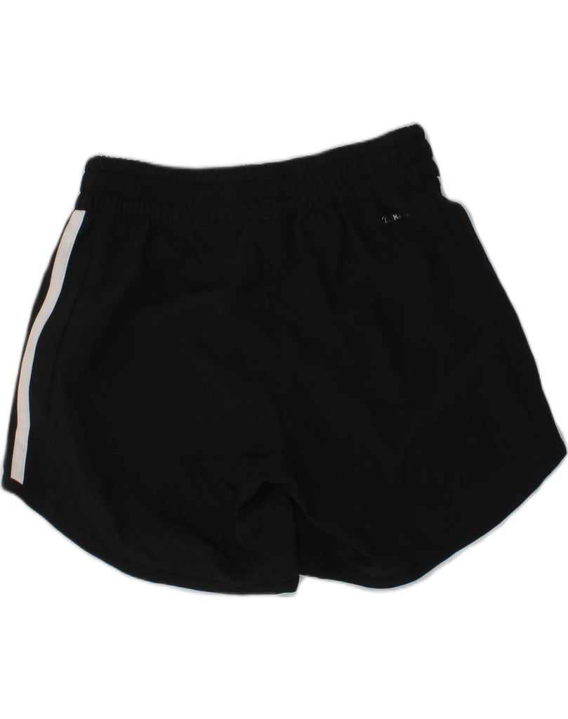 ADIDAS Boys Sport Shorts 7-8 Years Black Polyester | Vintage Adidas | Thrift | Second-Hand Adidas | Used Clothing | Messina Hembry 