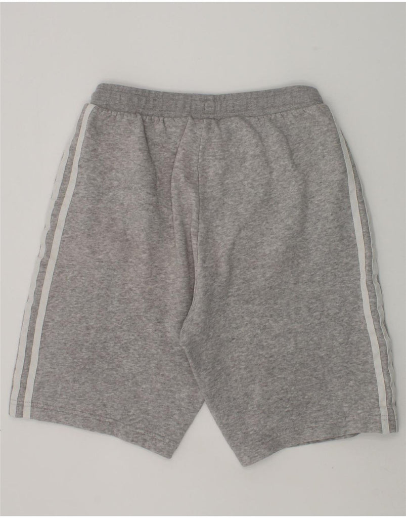 ADIDAS Boys Graphic Sport Shorts 11-12 Years Grey Cotton | Vintage Adidas | Thrift | Second-Hand Adidas | Used Clothing | Messina Hembry 