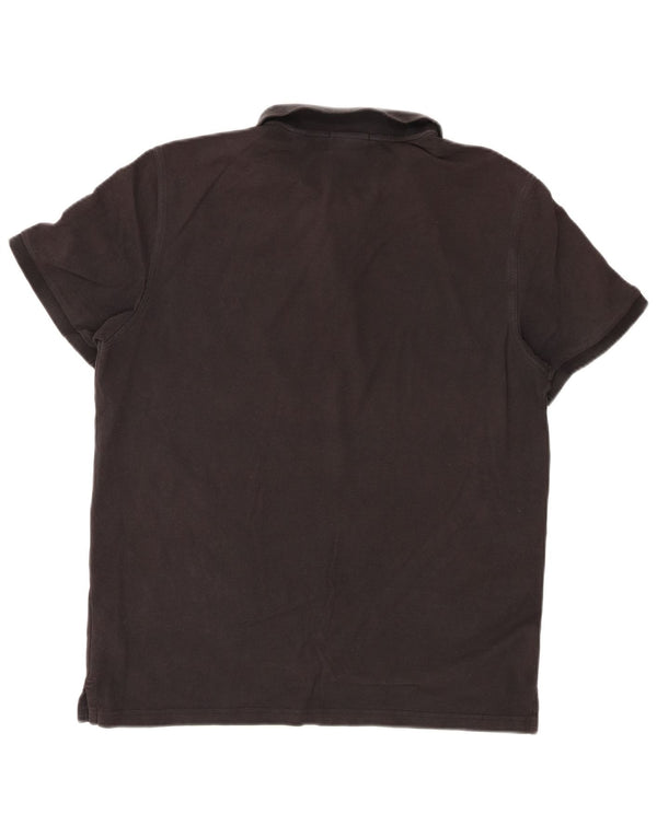 Gant Mens Regular Fit Polo Shirt XL Black Cotton