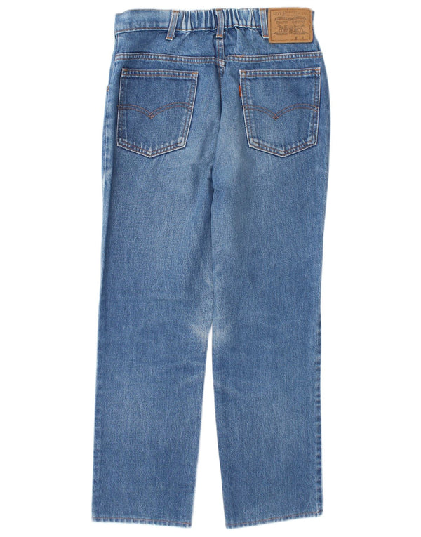 Levi's Womens Straight Jeans W34 L26 Blue Cotton