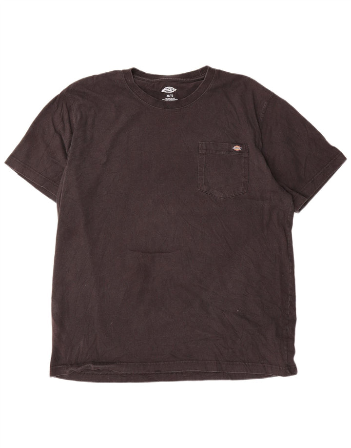 Dickies Mens T-Shirt Top XL Black Cotton
